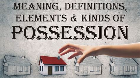 possessional|POSSESSIONAL definition and meaning .